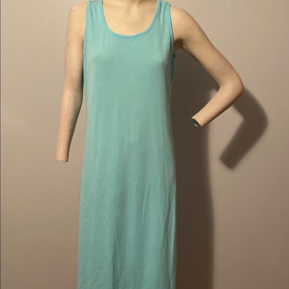 NWOT Woman’s Green Tank dress sz Lg
